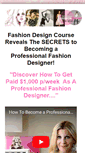 Mobile Screenshot of fashion-design-course.com